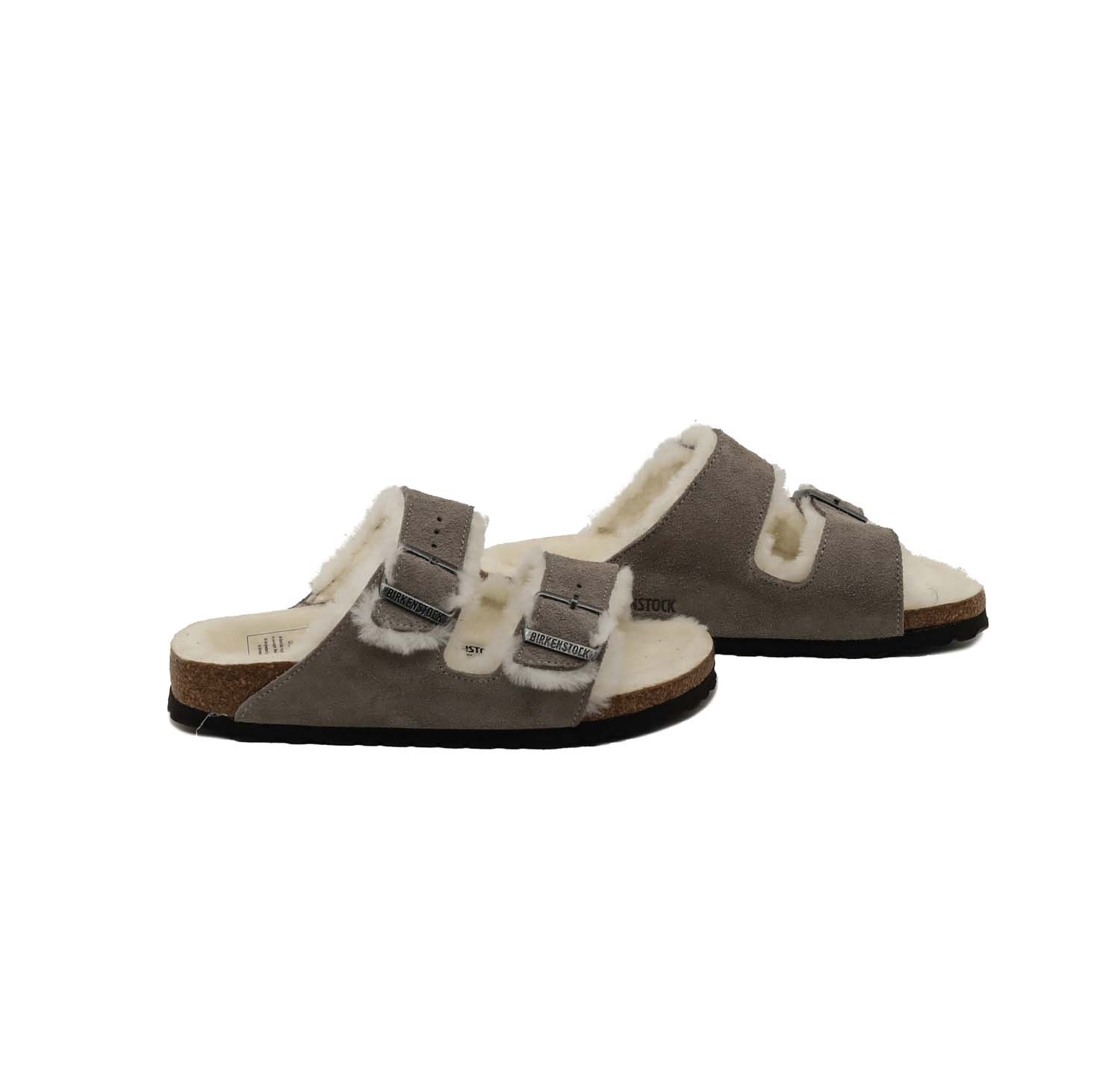 Birkenstock Arizona Shearling Stone